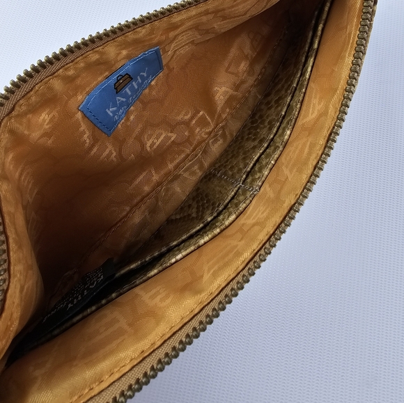 Kathy Van Zeeland Python Print Clutch - Picture 3 of 7